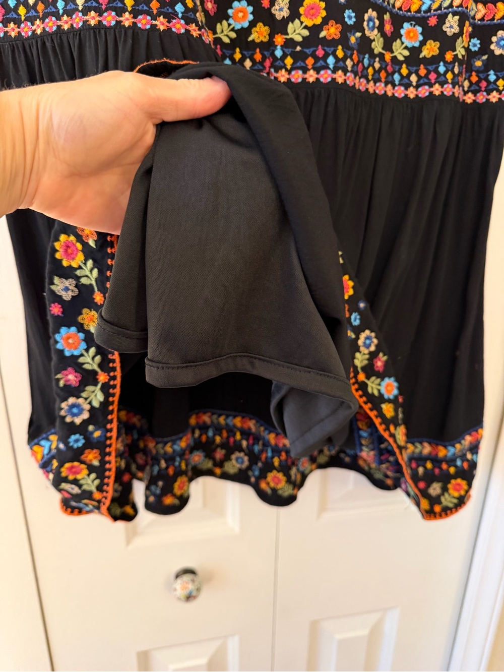 NWOT Savanna Jane Embroidered Boho Tunic, Dress, or Swimsuit Coverup 2X - Picture 3 of 5